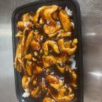 Best 鸡肉盖白饭黑汁Chicken Over Rice Brown Sauce in Portland, CT